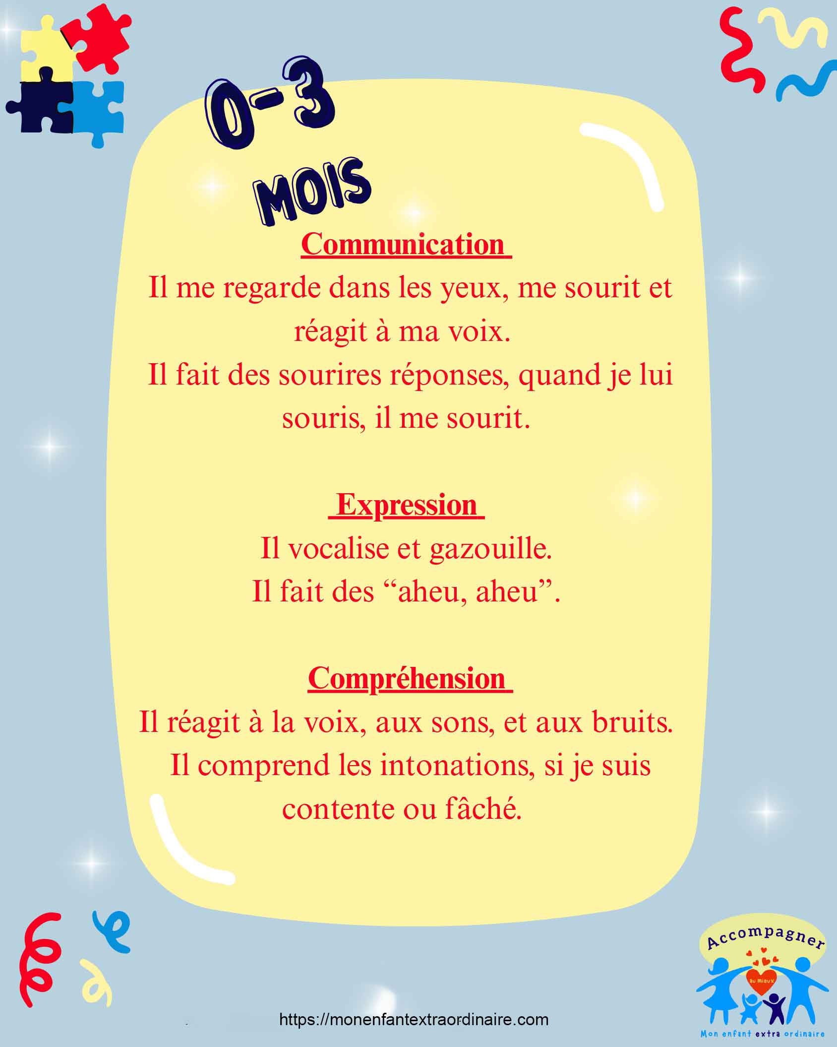 Développement du langage mois après mois Instagram page 0003